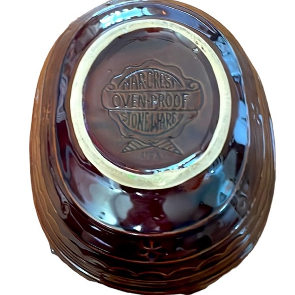 MAR-CREST➕Vintage Divided Stoneware Bowl - Picture 5 of 7